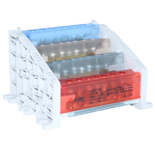 Distribuidor 4x125A 7 conexiones